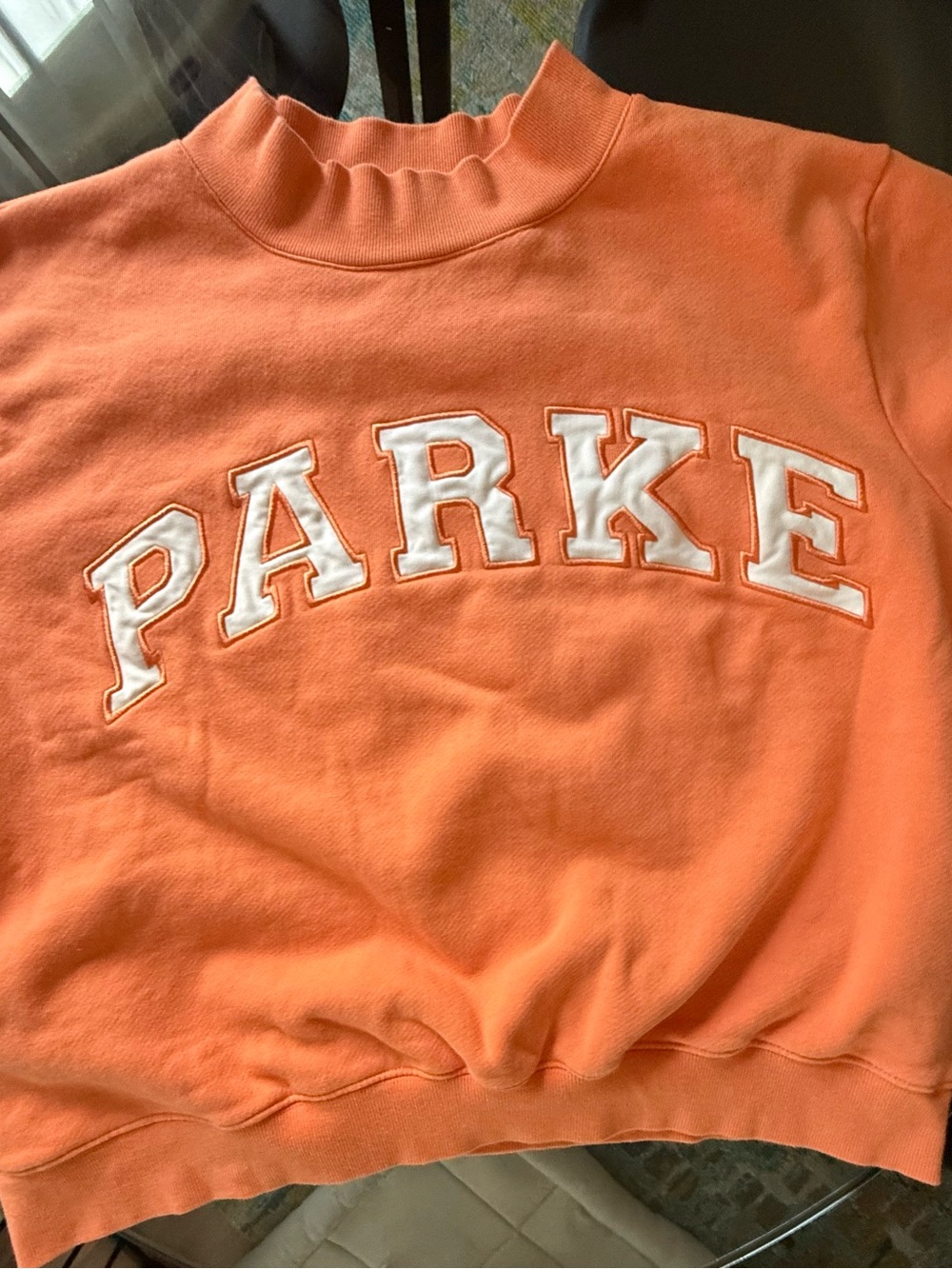Parke Creamsicle Mockneck